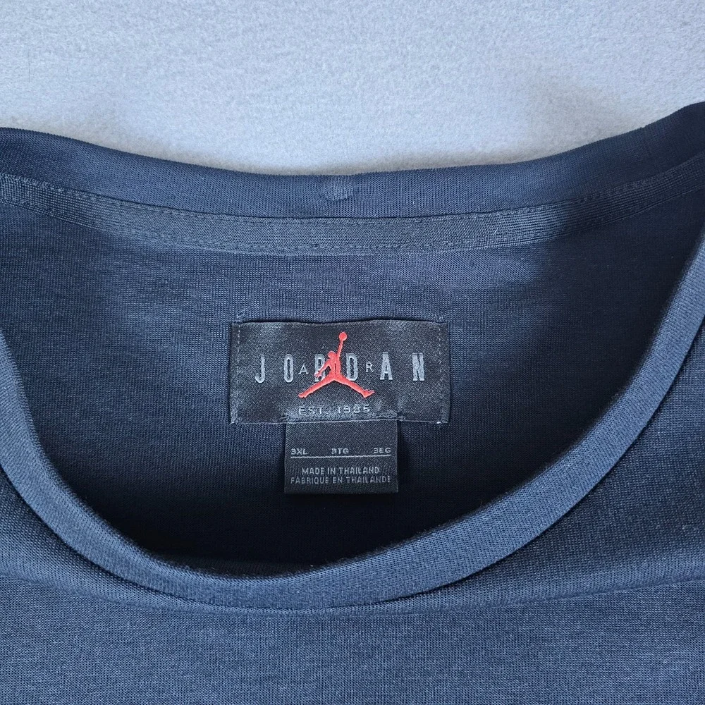 Jordan UCLA Sweatshirt Mens 3XL Black Blue Crewneck Pullover Heavyweight Fleece